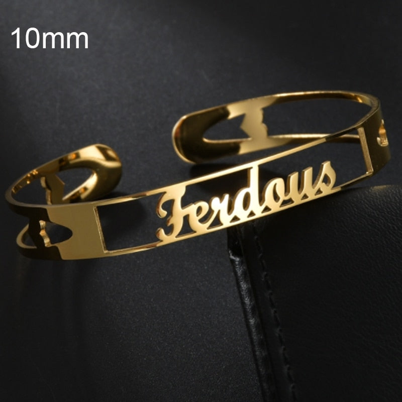 Name Bracelet multiple style Name Cuff Bangles