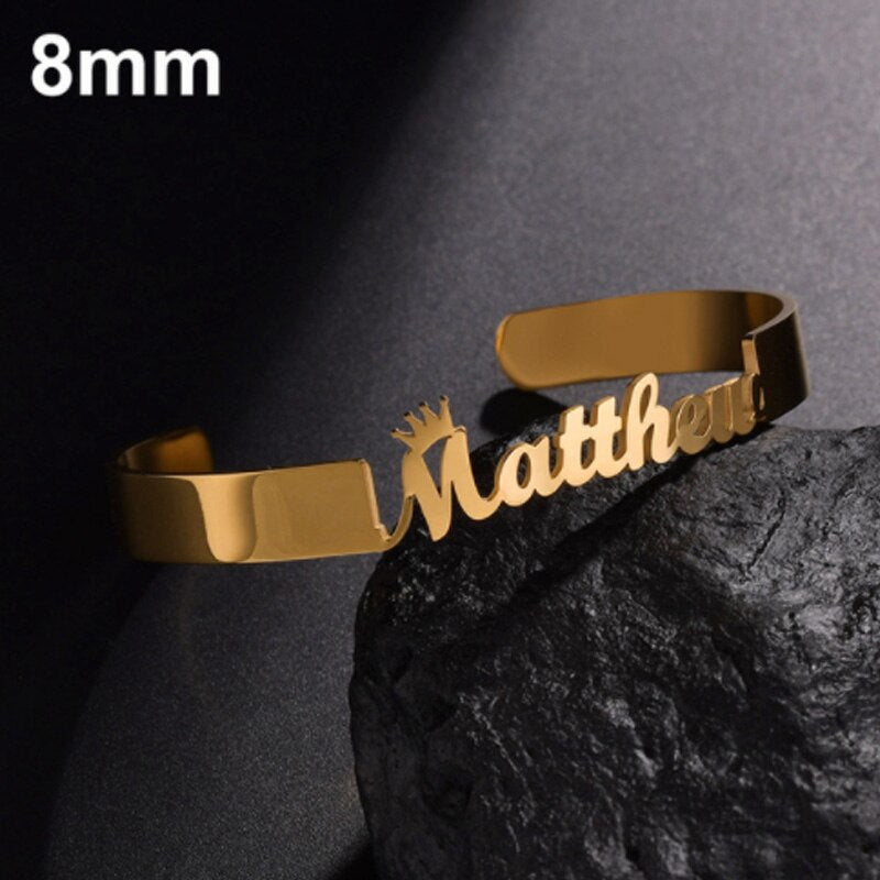 Name Bracelet multiple style Name Cuff Bangles