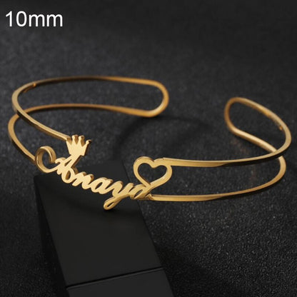 Name Bracelet multiple style Name Cuff Bangles