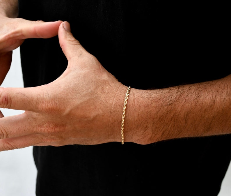 Bracelet corde minimaliste