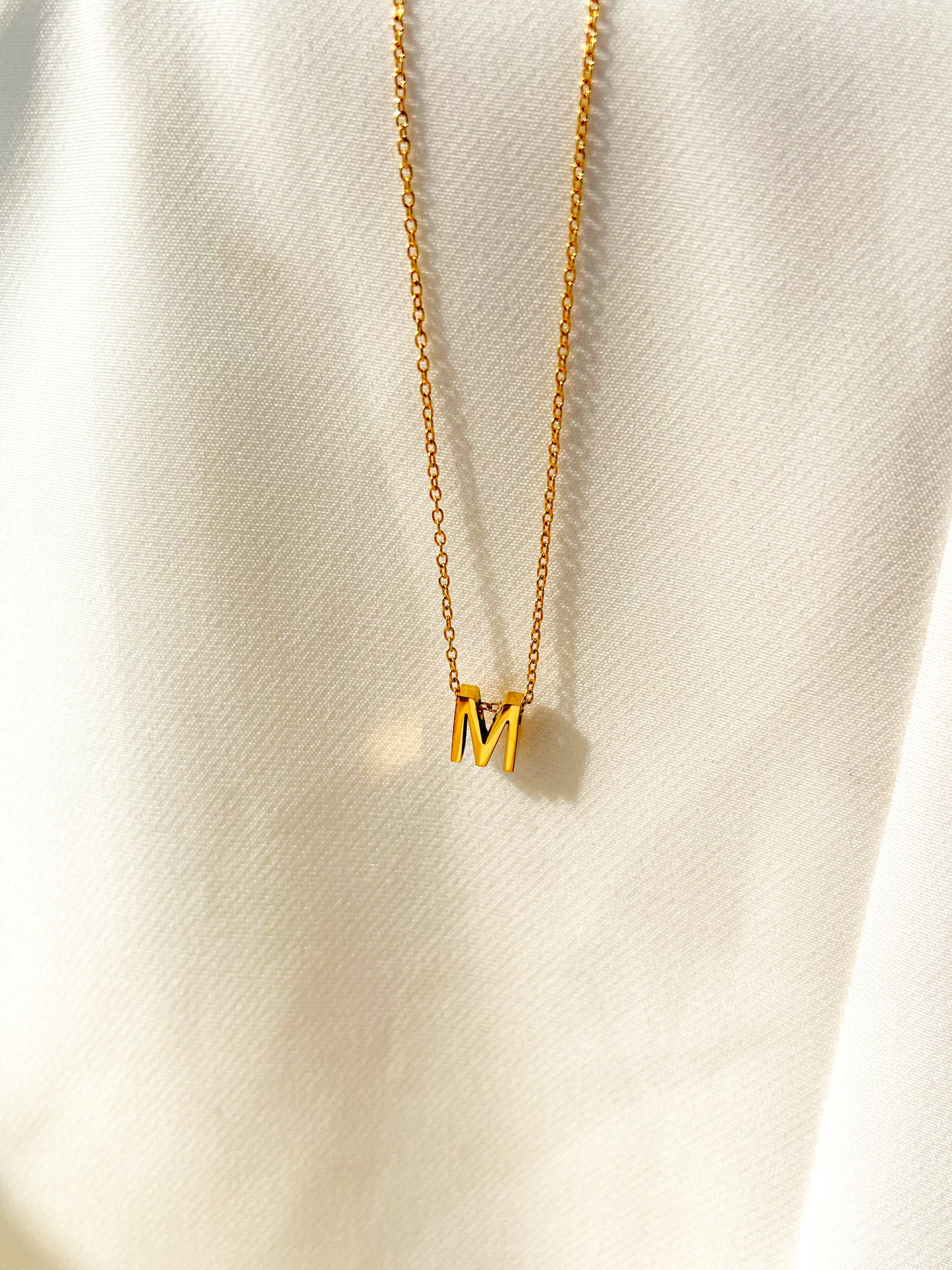Collier choker Initial Dainty - collier imperméable à l’eau pour les filles