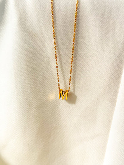 Collier choker Initial Dainty - collier imperméable à l’eau pour les filles
