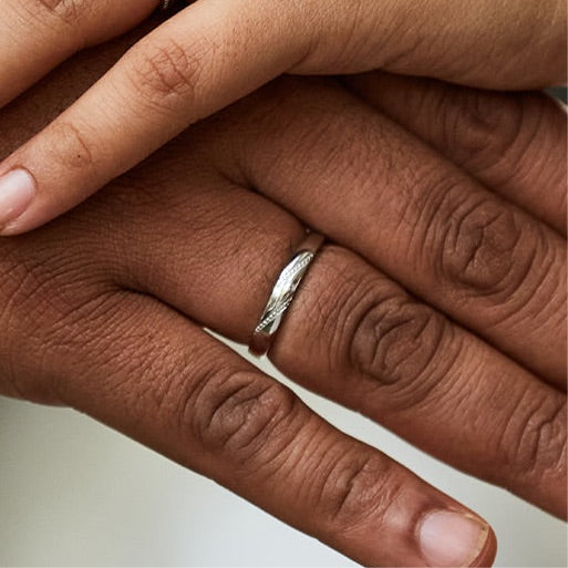 Endless love couple ring