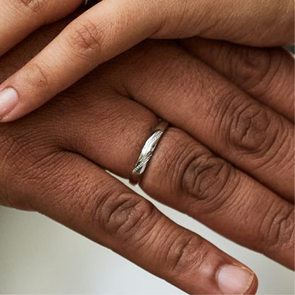 Endless love couple ring