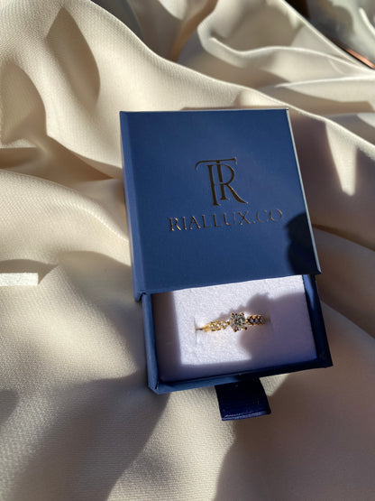 Bague / boucles d'oreilles Emballage coffret cadeau
