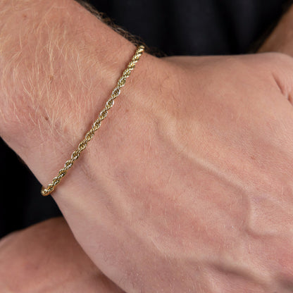 Bracelet corde minimaliste