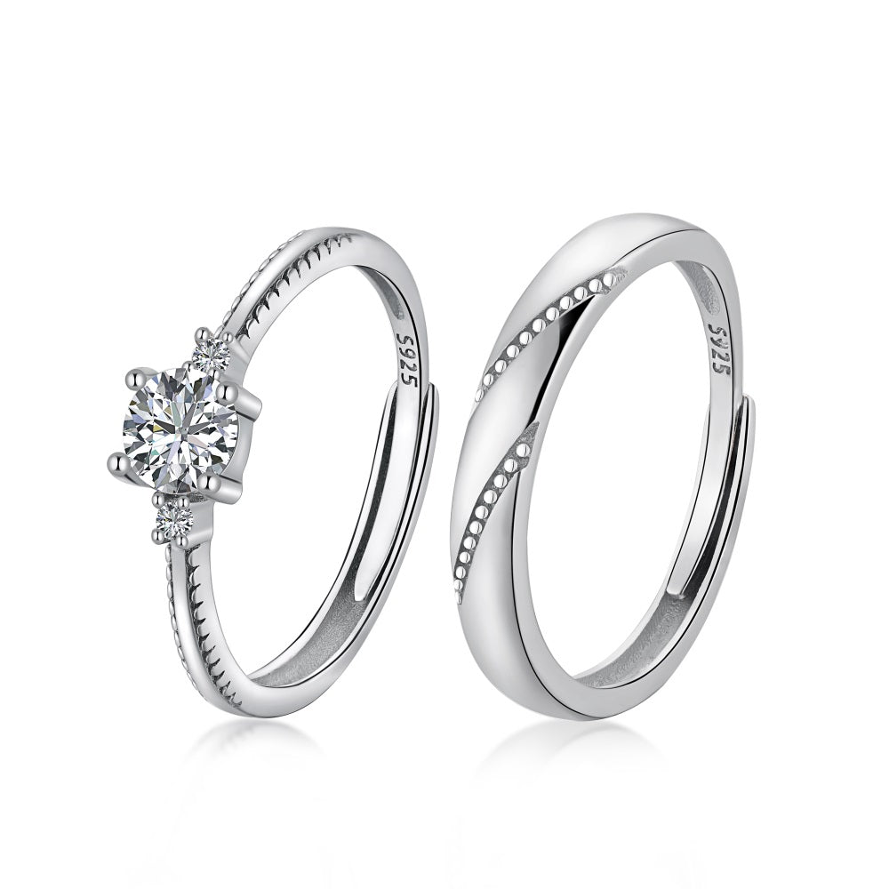 Endless love couple ring