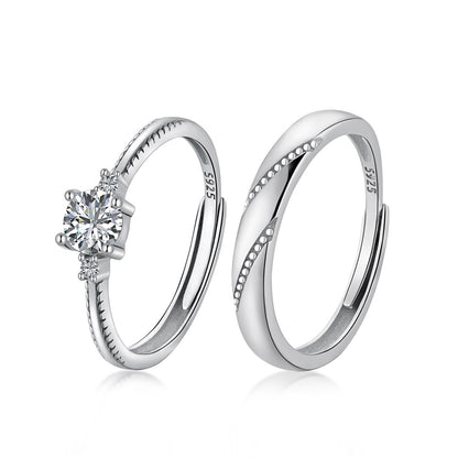 Endless love couple ring